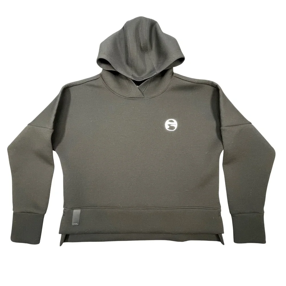 UNRL Black Leave A Legacy Crossover Hoodie Mens Small